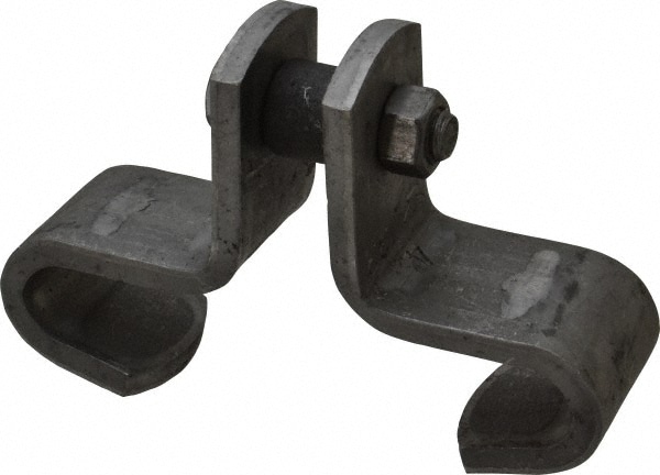 Anvil 500016100 Center Beam Clamp: 4" Flange Width, 3/8" Rod 