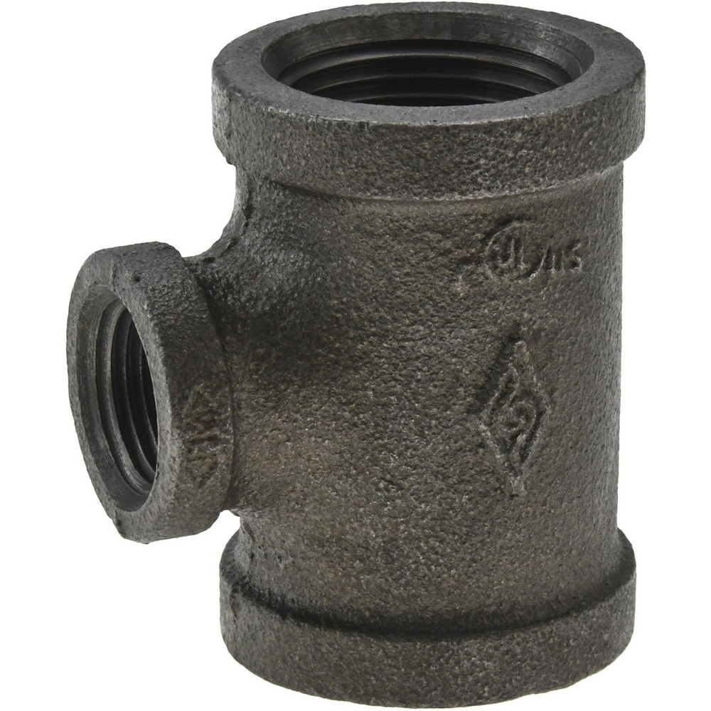Black Reducer: 1 x 1 x 1/2", Threaded