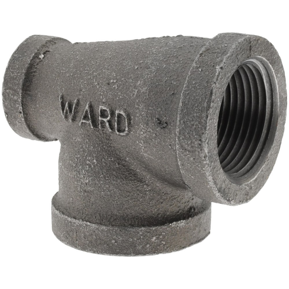 Black Reducer: 1 x 1/2 x 1", Threaded