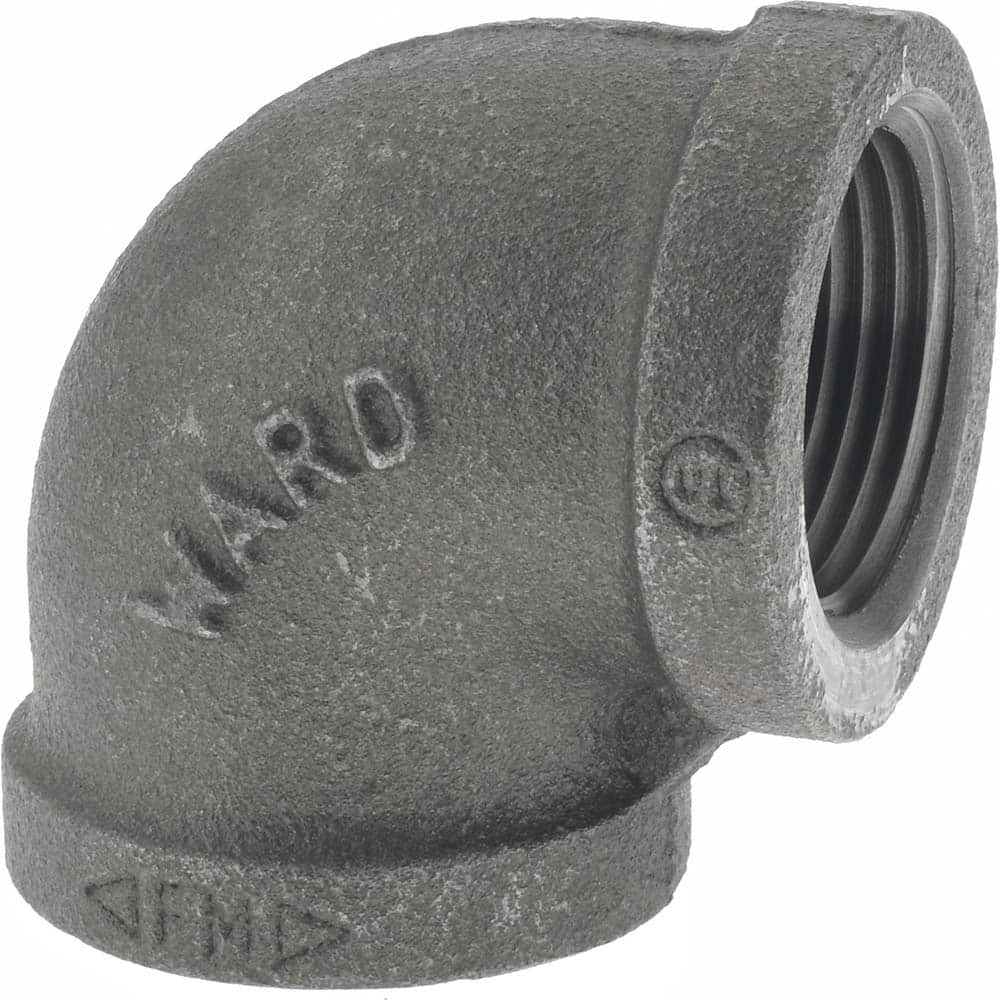 2" X 1" CLASS 150 MALLEABLE IRON BLACK PIPE 90 DEGREE REDUCING ELBOW S7264 
