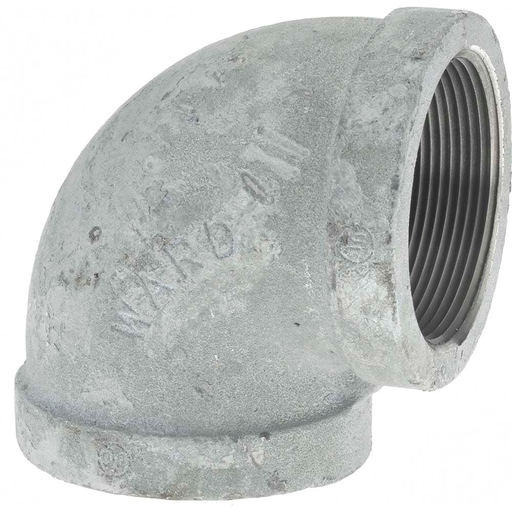 Value Collection G90 50 Malleable Iron Pipe 90 ° Elbow: 2" Fitting Image