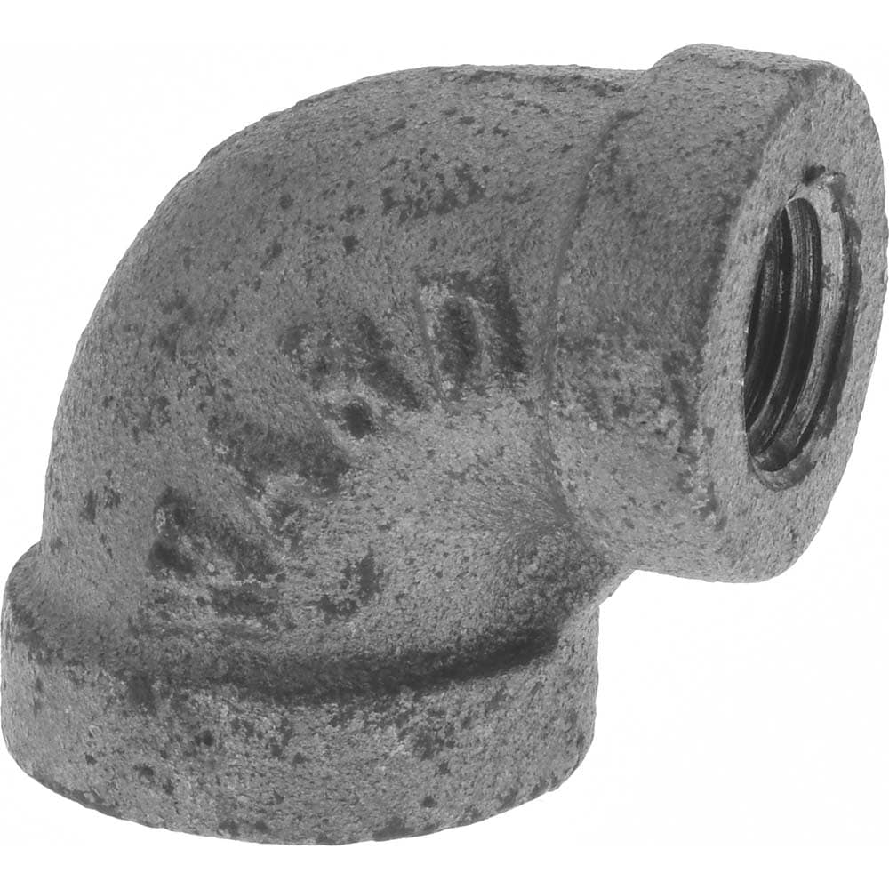 Black Reducing Elbow: 3/8 x 1/4", Threaded