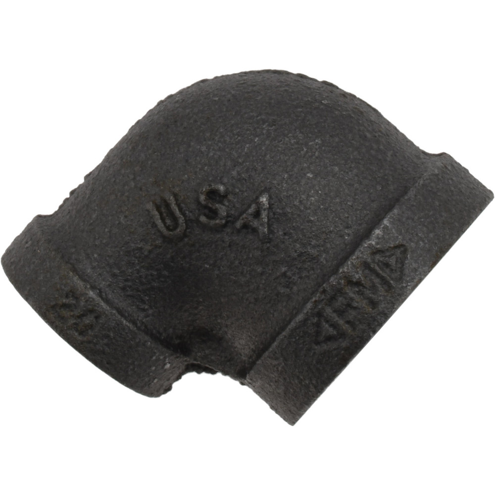 Black Reducing Elbow: 3/4 x 3/8", Threaded