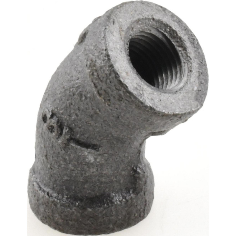 Black 45 ° Elbow: 1/8", Threaded