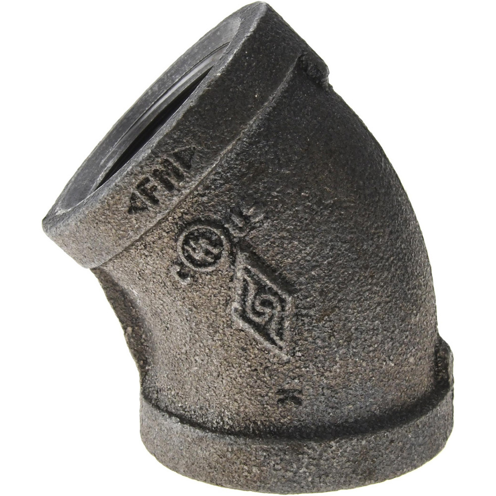 Black 45 ° Elbow: 1", Threaded