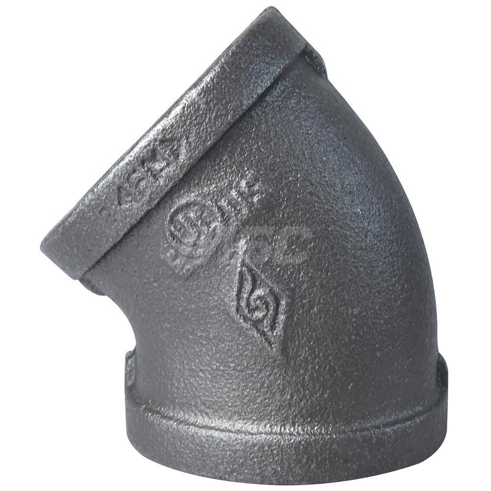 Black 45 ° Elbow: 2", Threaded