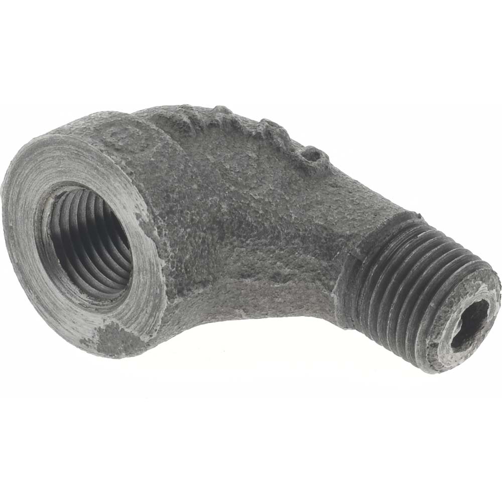 Black 90 ° Street Elbow: 1/8", Threaded