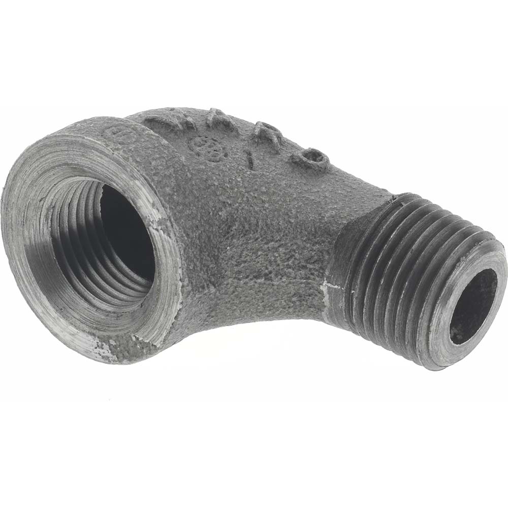 Black 90 ° Street Elbow: 3/8", Threaded