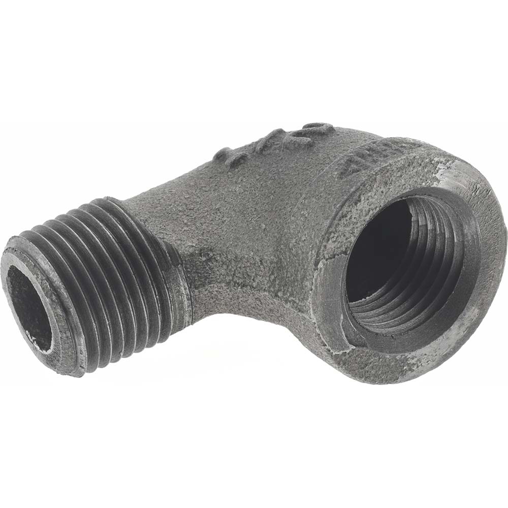 Black 90 ° Street Elbow: 1/2", Threaded