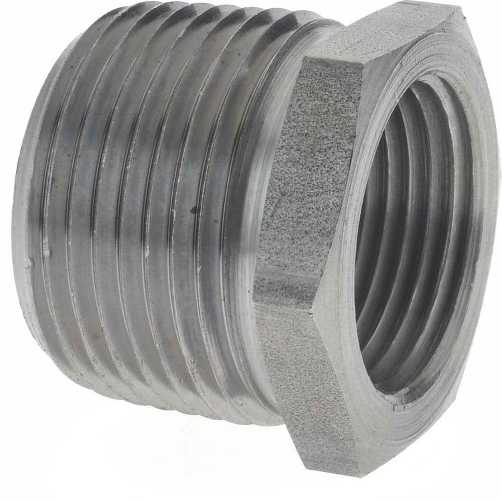 Hex Bushing 3/4" NPT Male x 1/2" Anvil Malleable Iron Pipe Fitting 