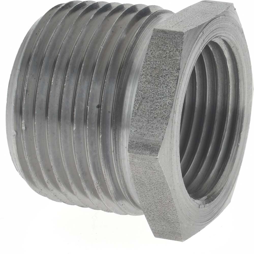 Black Hex Bushing: 1 x 3/4", 150 psi, Thread x Thread - Malleable Iron, Class 150