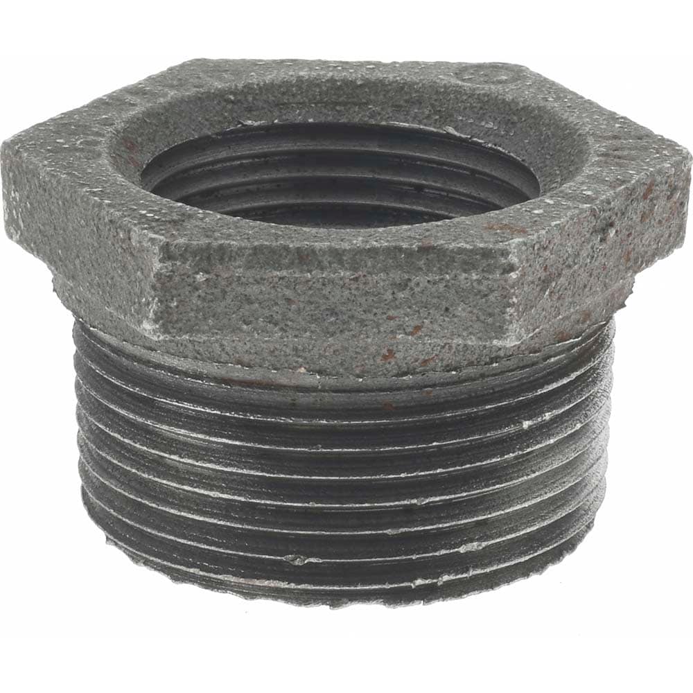 Black Hex Bushing: 1-1/4 x 1", 150 psi, Threaded