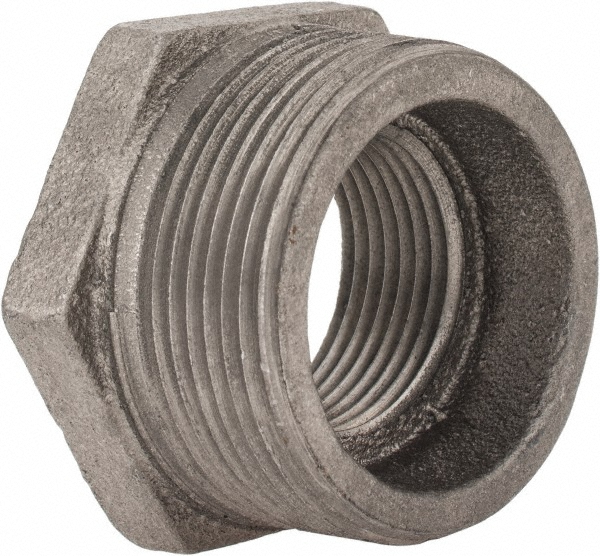 Black Bushing: 1-1/2 x 1", Threaded
