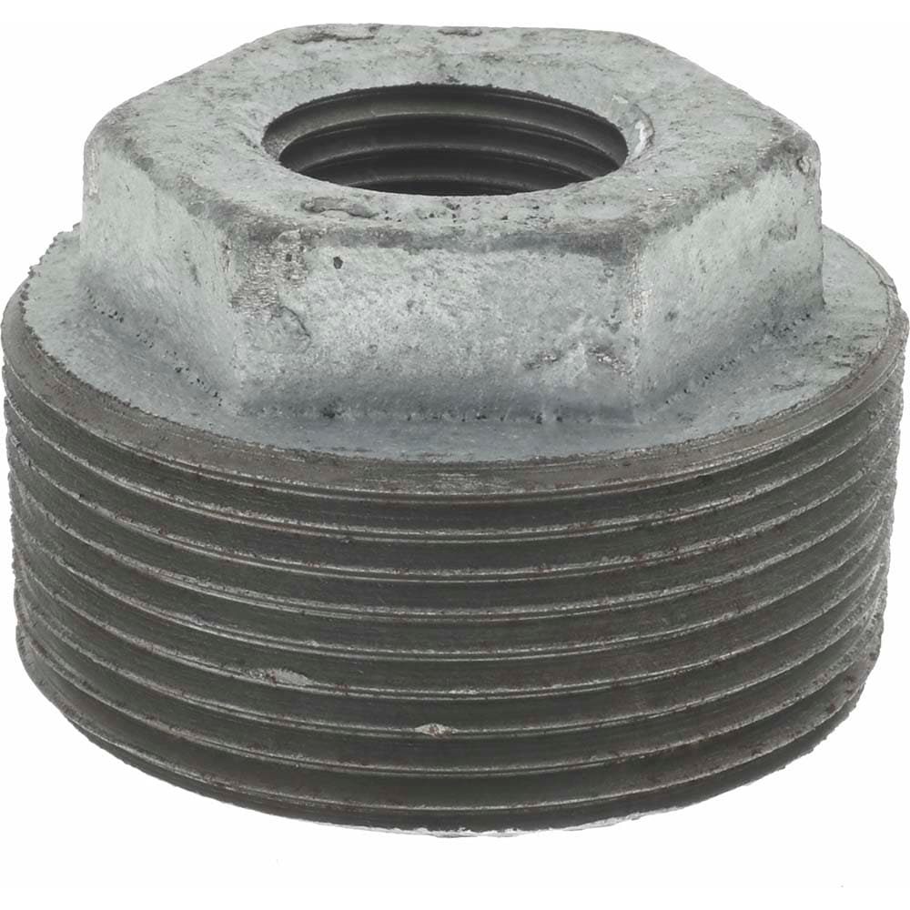 Value Collection 1 1 2 X 1 2 Galvanized Malleable Iron Pipe Hex Bushing Msc Industrial Supply