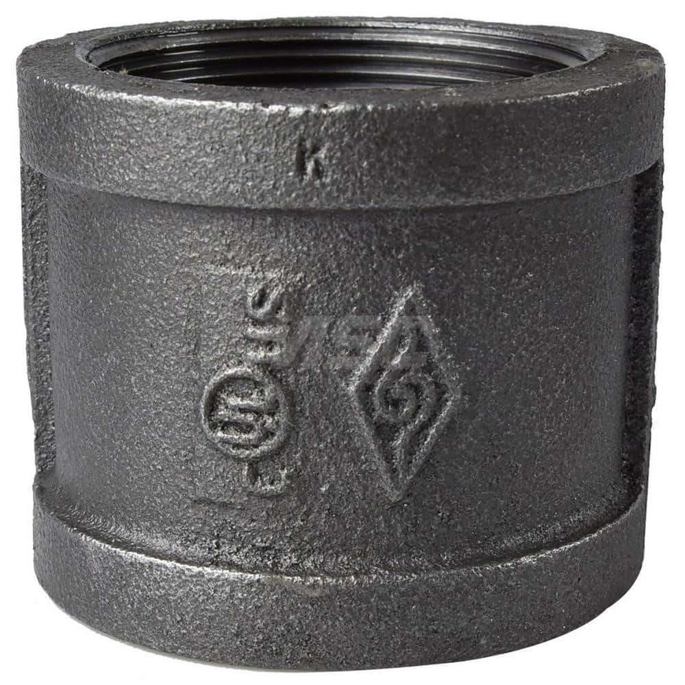 Value Collection - Black Coupling: 2″, Threaded - 36990307 - MSC Industrial  Supply