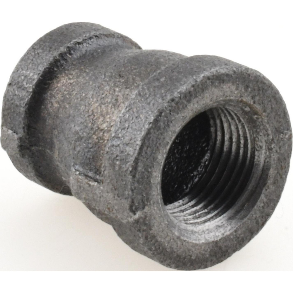 Black Reducing Coupling: 3/8 x 1/4", Threaded