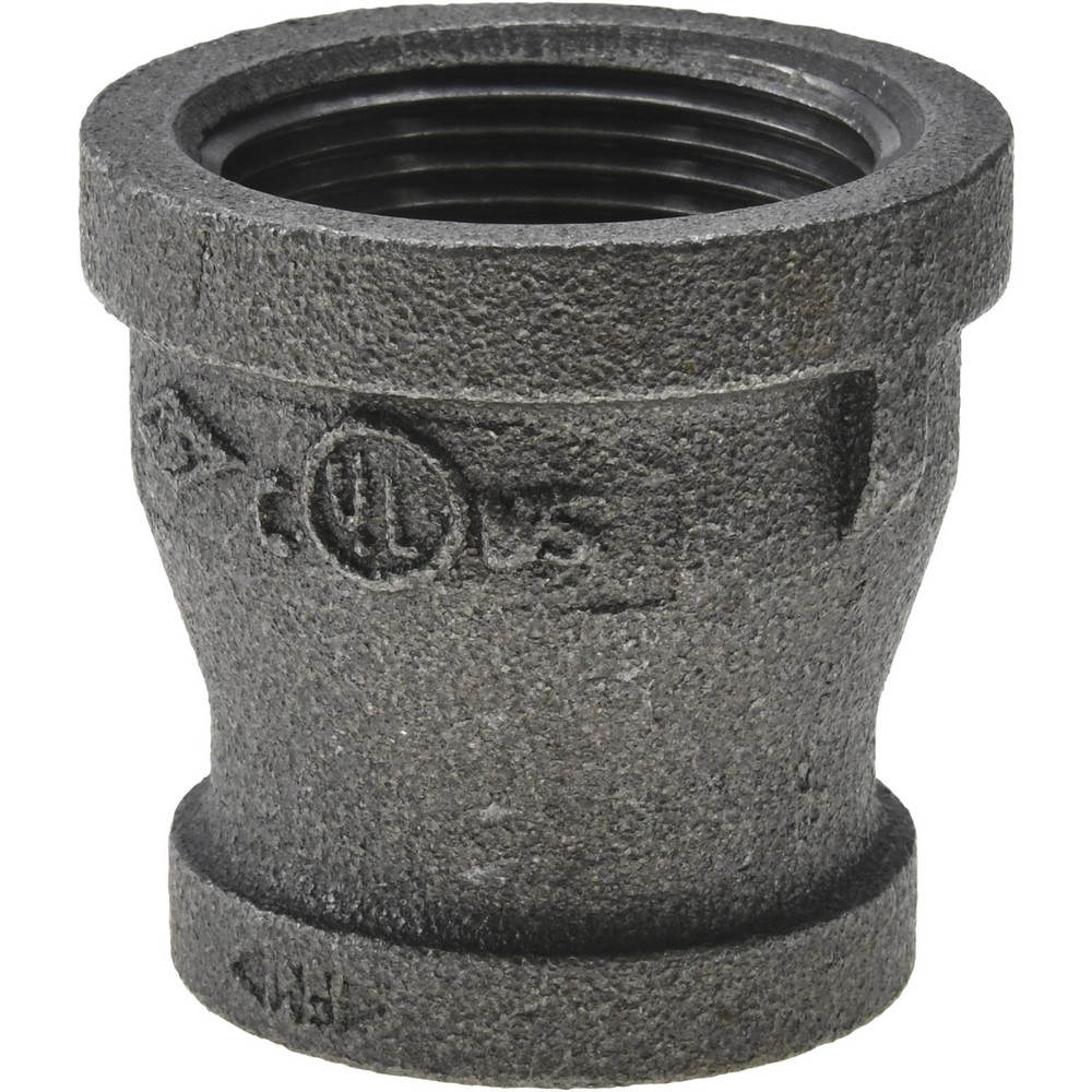 Black Reducing Coupling: 1-1/4 x 1", Threaded