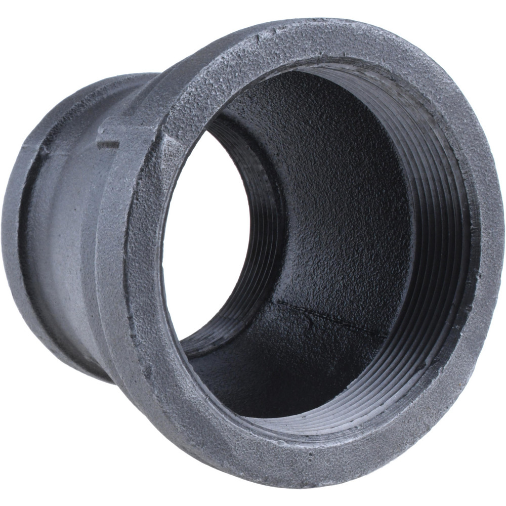 Black Reducing Coupling: 4 x 3", Threaded