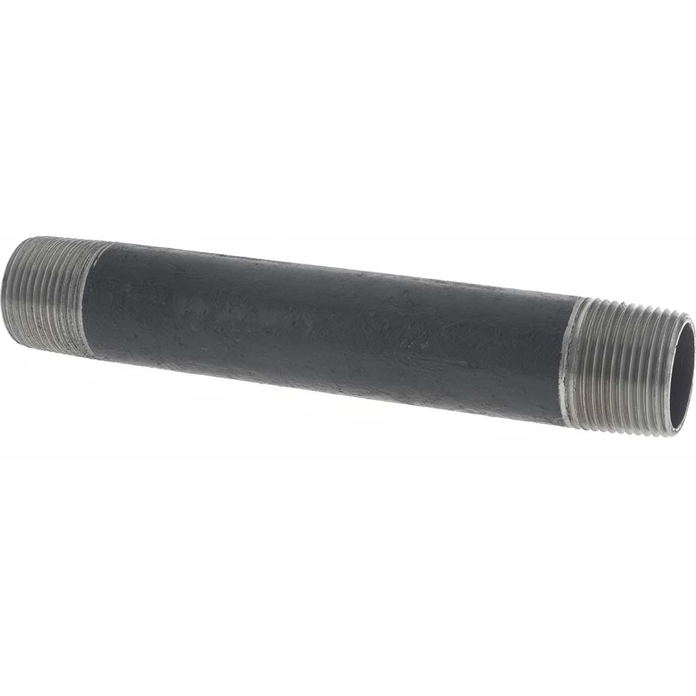 Value Collection Black Pipe Nipple 3/4" Dia x 6" Long, Schedule 40