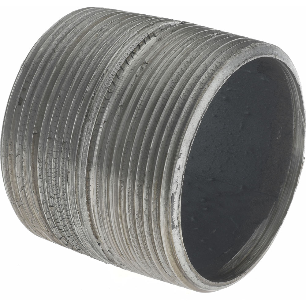 Value Collection Schedule 40, 2" Diam x 2" Long Steel Black Close