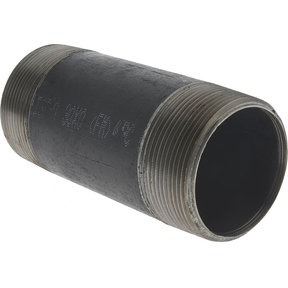 Value Collection Schedule 40, 2" Diam x 5" Long Steel Black Pipe