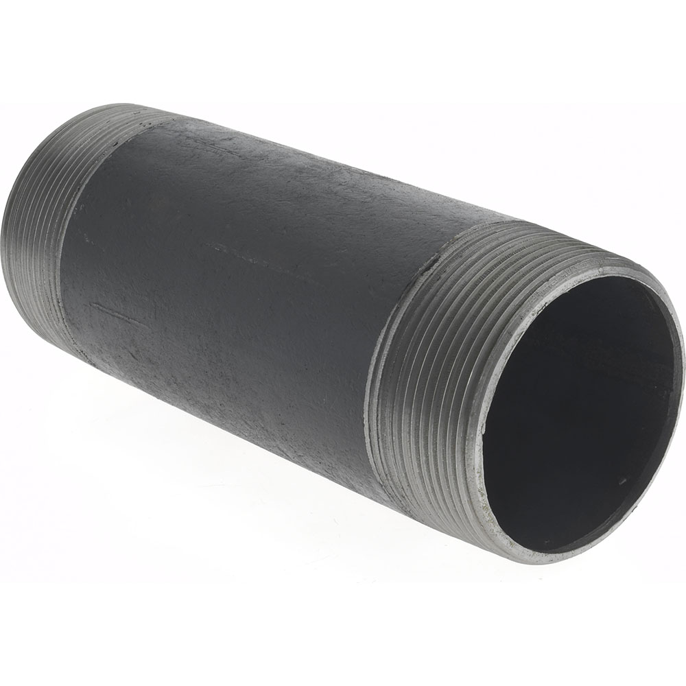 Value Collection Schedule 40, 2" Diam x 6" Long Steel Black Pipe