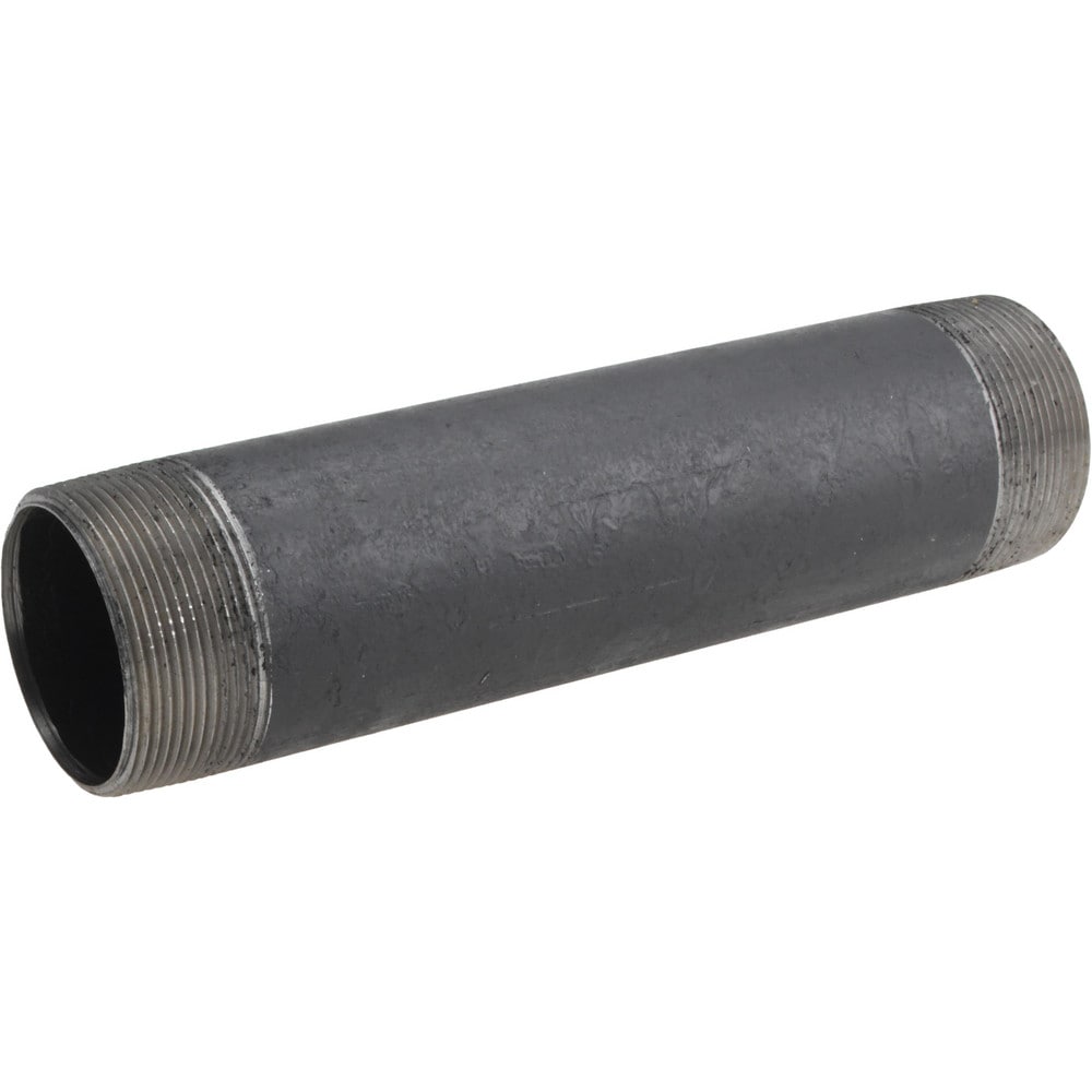 Black Pipe Nipple: 2" Dia x 9" Long, Schedule 40