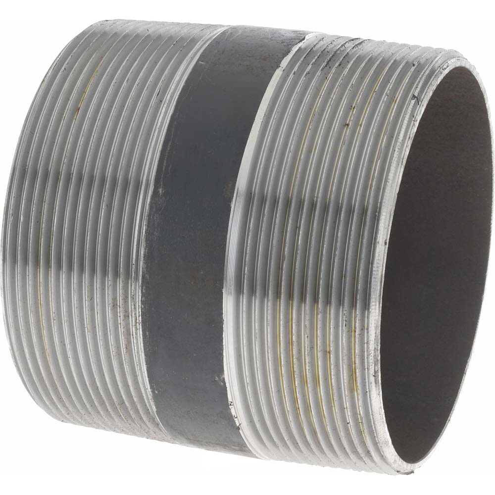 Made in USA Black Pipe Nipple 4" Dia x 4" Long, Schedule 40 MSC