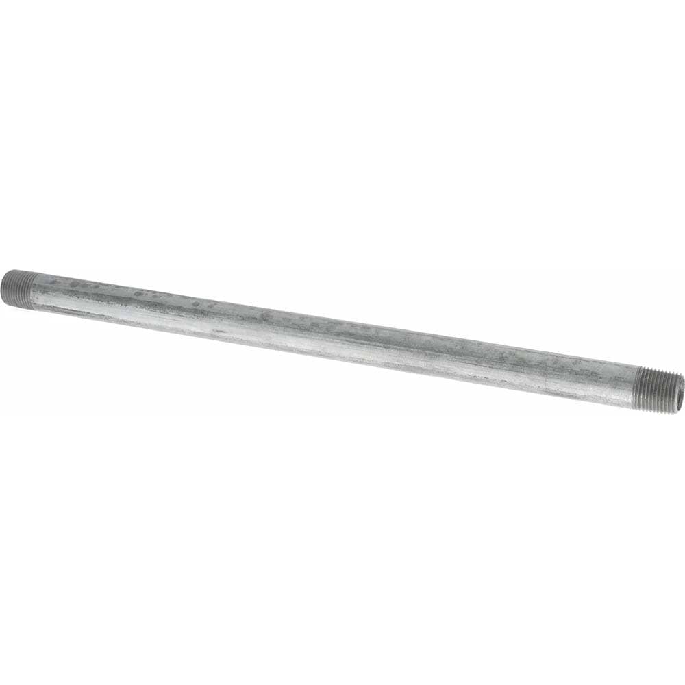 Schedule 40, 3/8 x 12" Galvanized Pipe Nipple