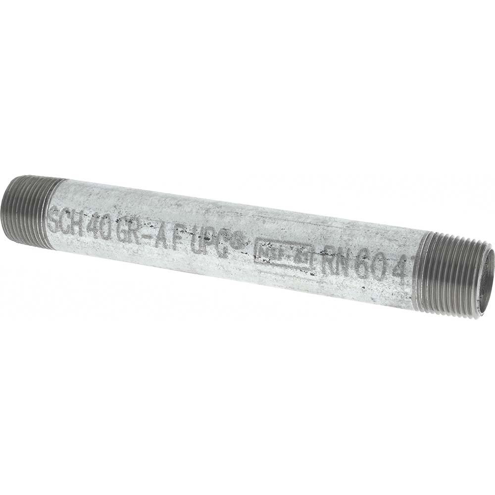 Value Collection Galvanized Pipe Nipple 3/4", 7" Long, Schedule 40