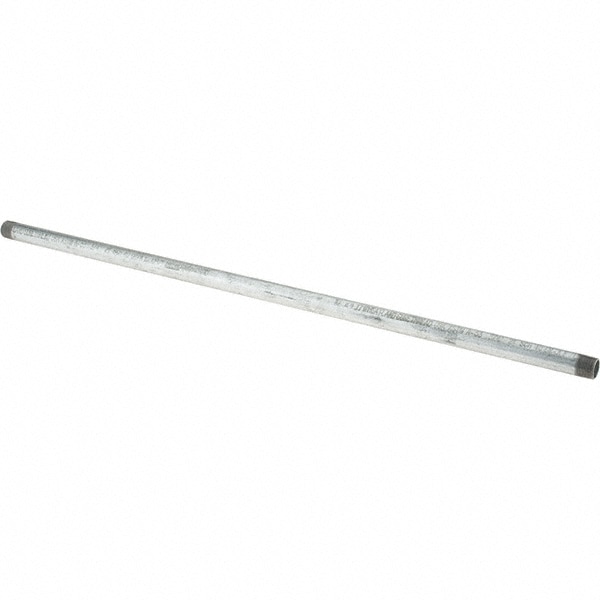 Galvanized Pipe Nipple: 3/4", 36" Long, Schedule 40, Steel