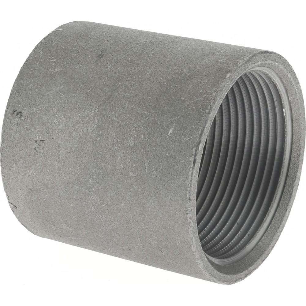 Black Coupling: 1-1/2", Threaded