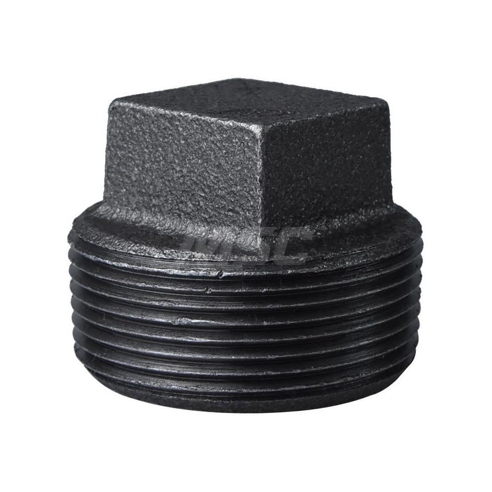 Value Collection - Black Square Plug: 1-1/2