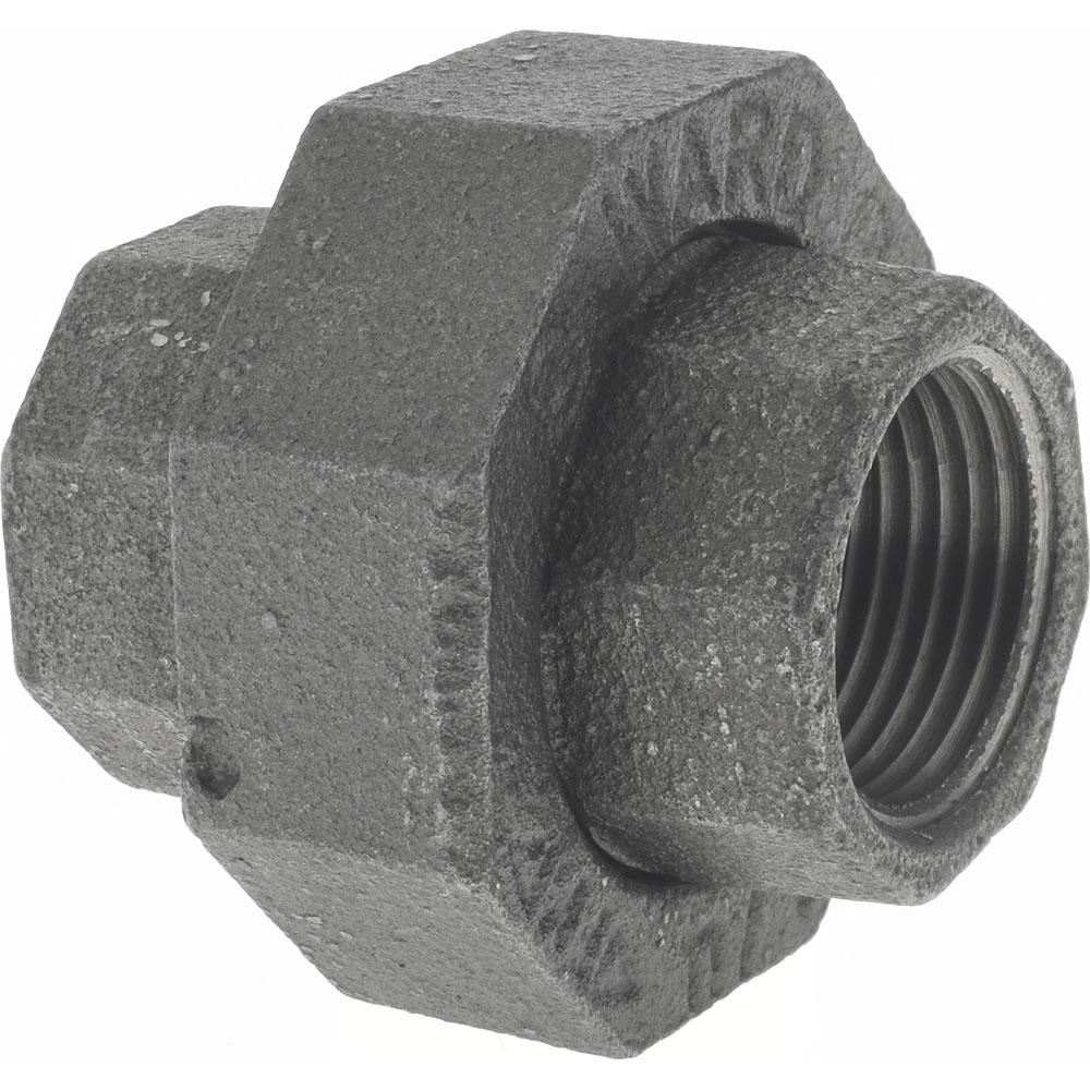 Black Union: 3/4", Threaded