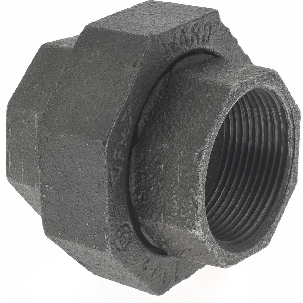Black Union: 1-1/2", Threaded