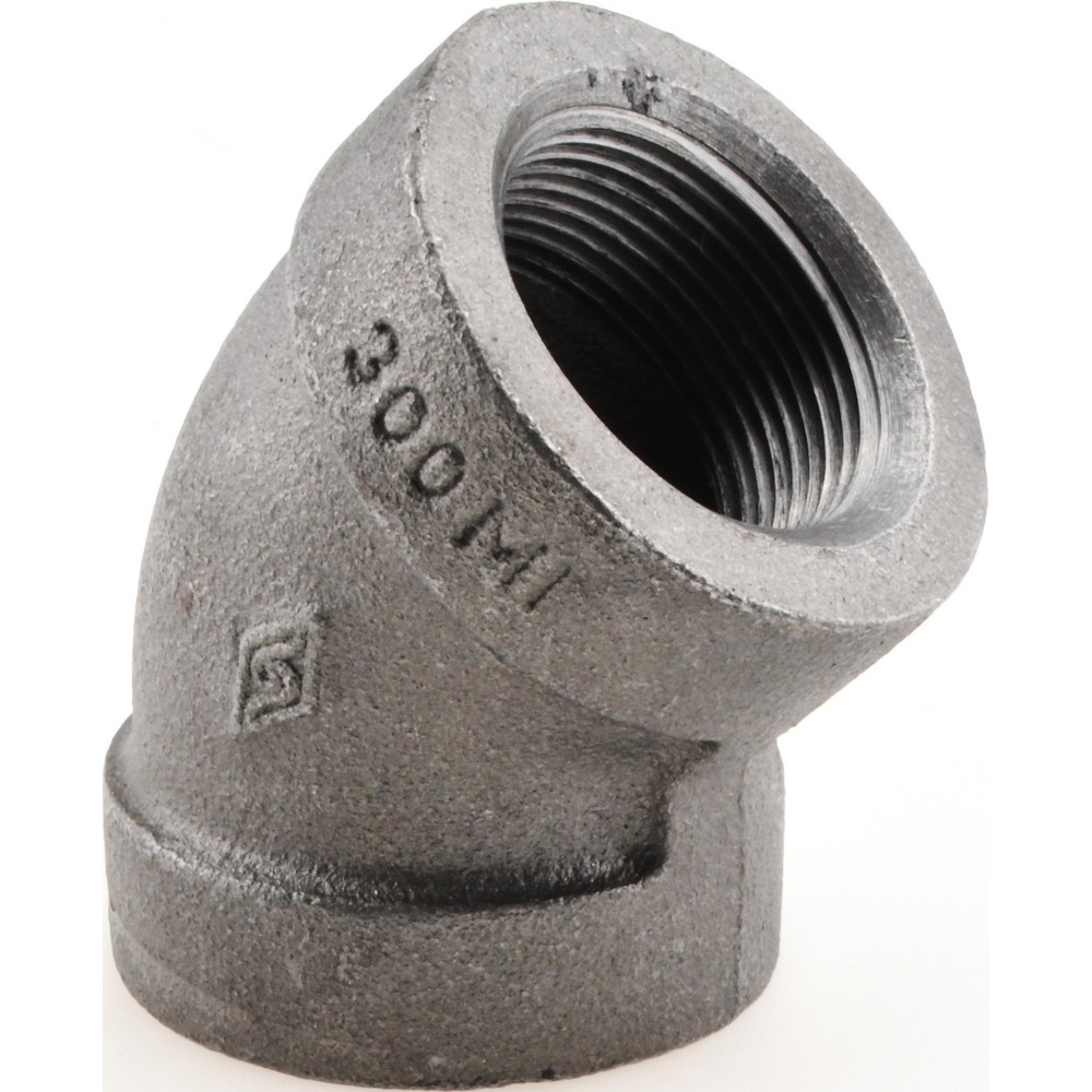 Black 45 ° Elbow: 1-1/4", Threaded
