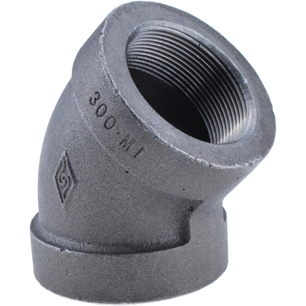 Black 45 ° Elbow: 2", Threaded