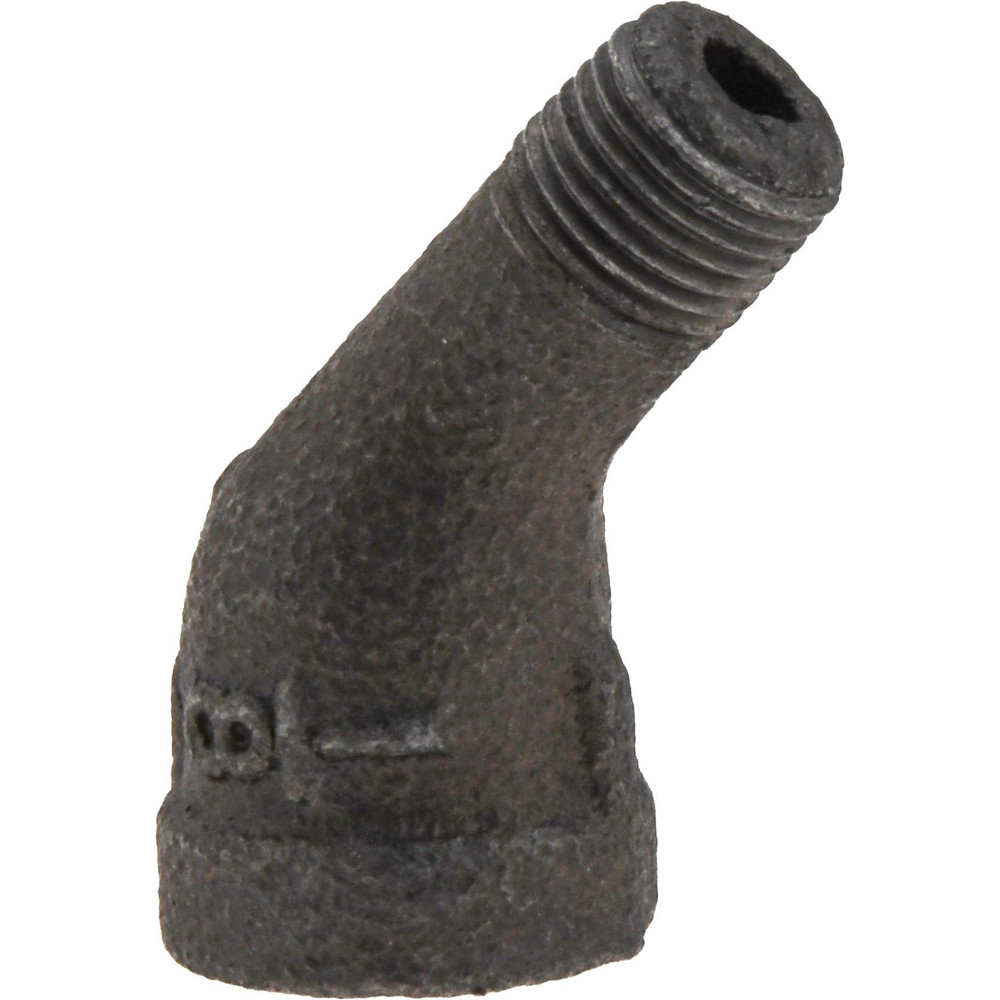 Black 45 ° Street Elbow: 1/8", Threaded