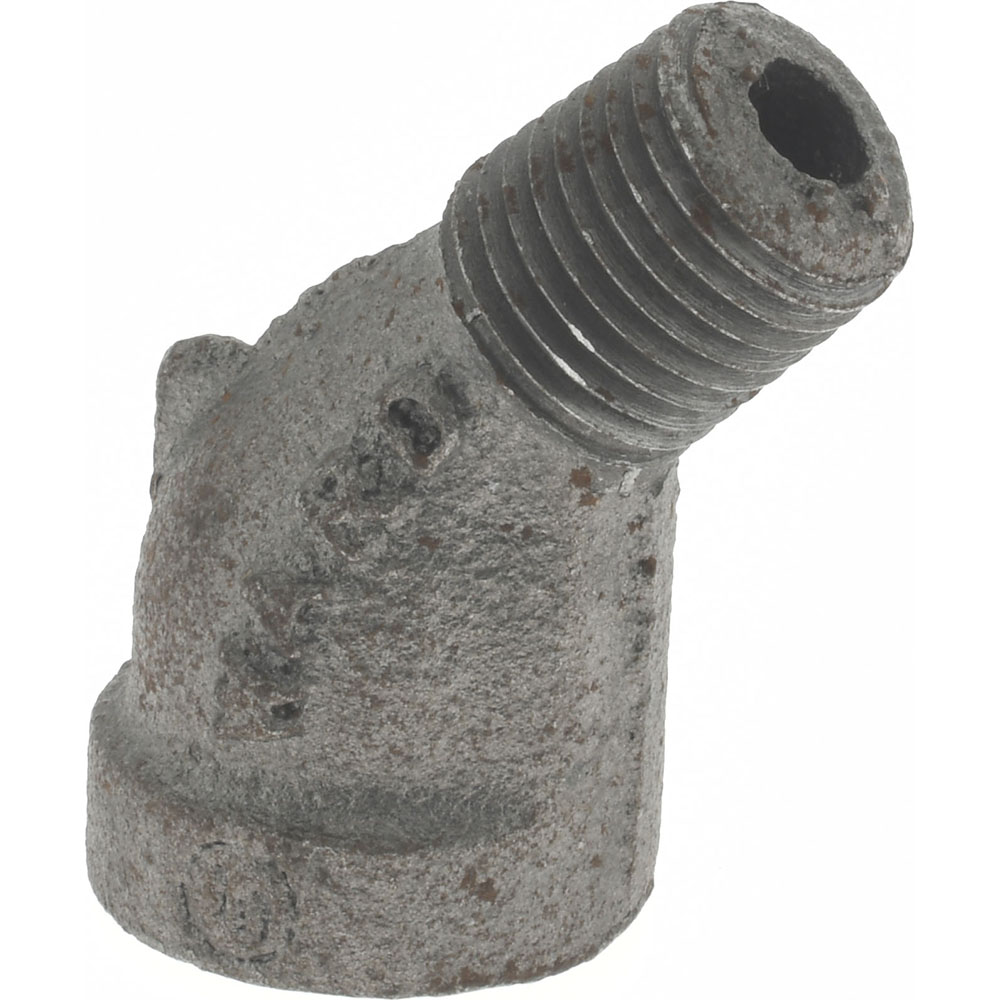 Black 45 ° Street Elbow: 1/4", Threaded