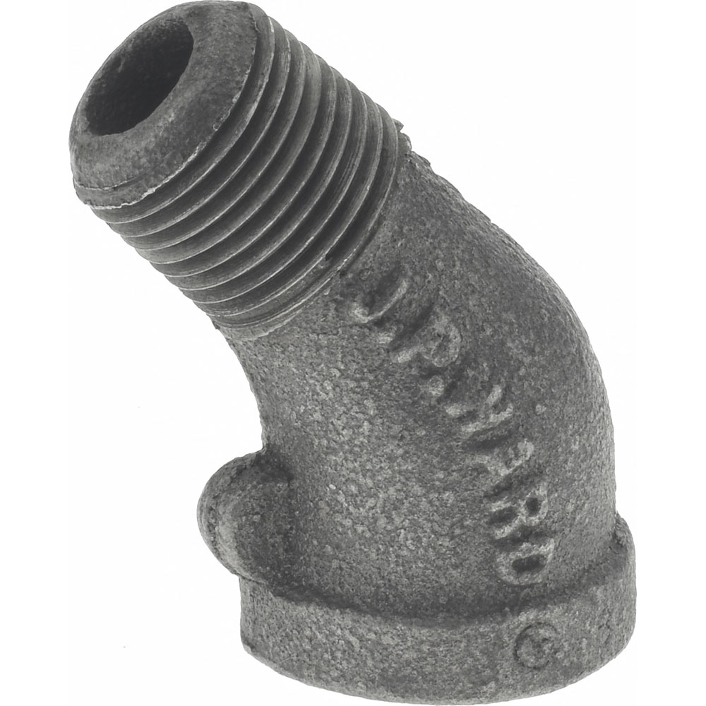 Black 45 ° Street Elbow: 3/8", Threaded