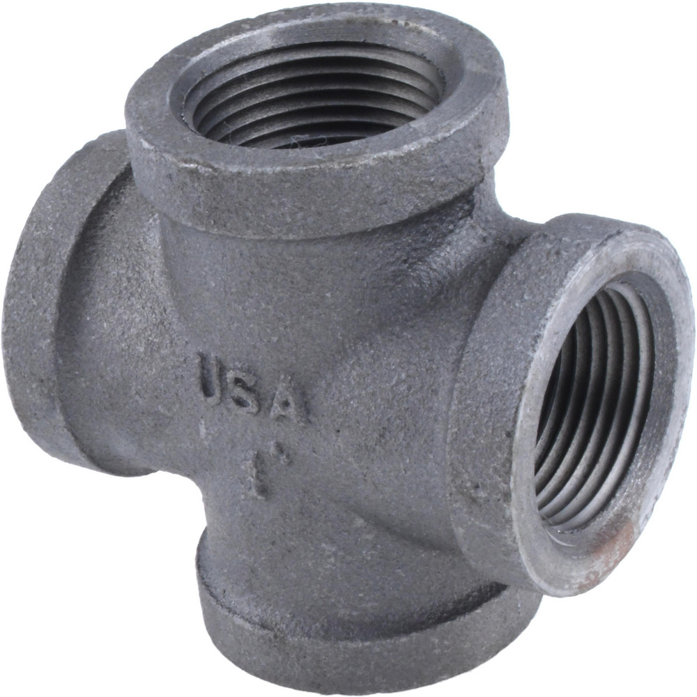 Black Cross: 1", Threaded