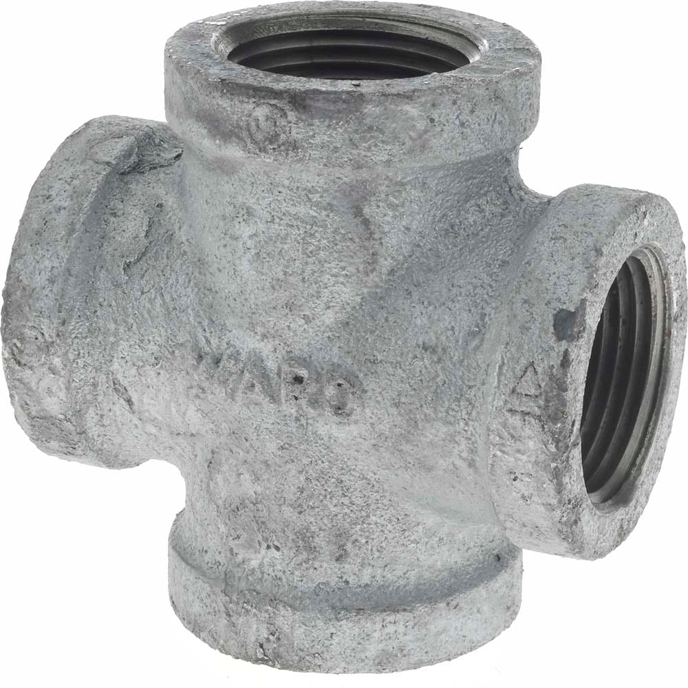 Value Collection G180 25 Malleable Iron Pipe Cross: 1" Fitting Image