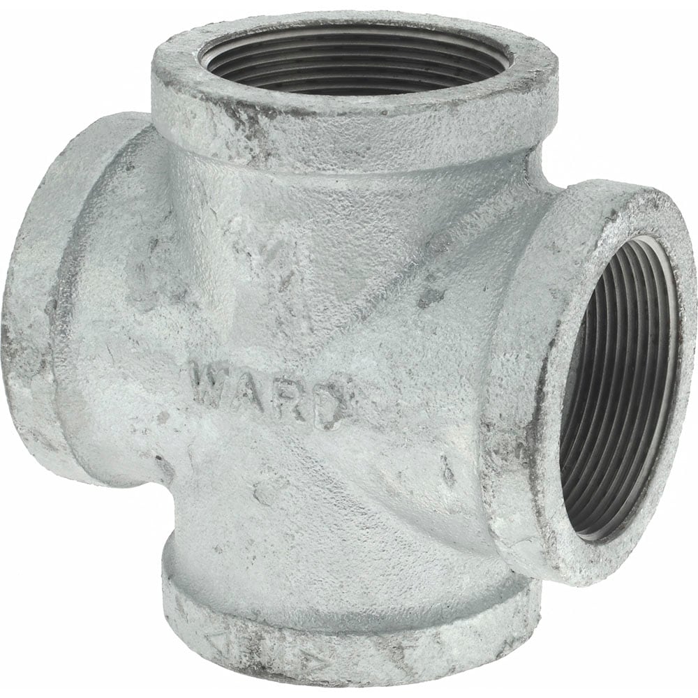 Value Collection G180 50 Malleable Iron Pipe Cross: 2" Fitting Image