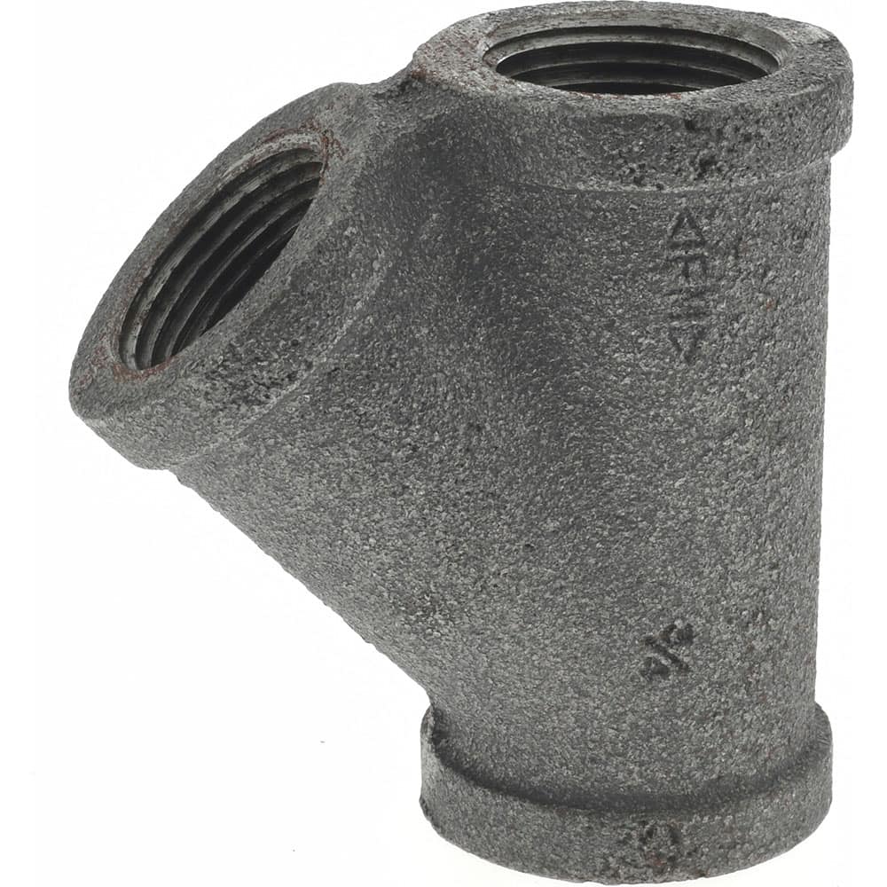 3/4 Inch 3-Way Malleable Iron Threaded Cross Pipe Plumbing Fitting Connector 