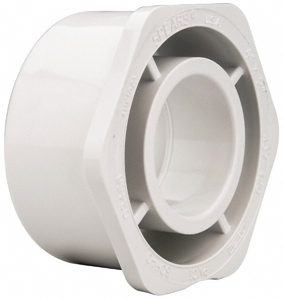 Value Collection 4 x 2" PVC Plastic Pipe Bushing MSC Industrial Supply Co.
