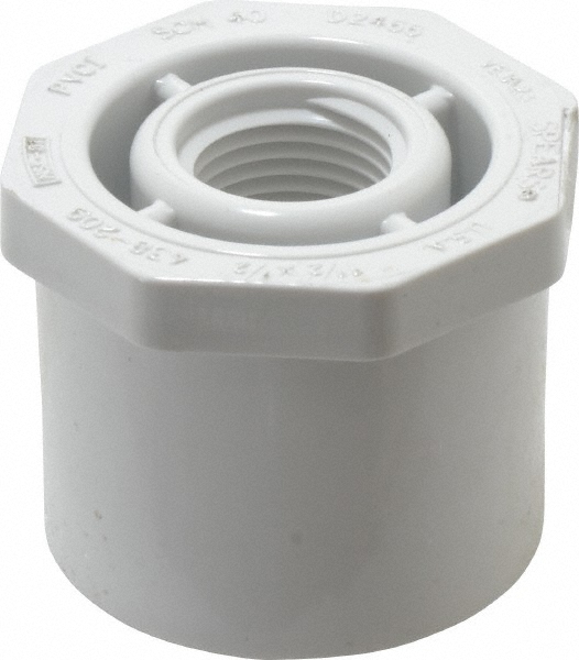 Value Collection 11/2 x 1/2" PVC Plastic Pipe Bushing MSC Direct
