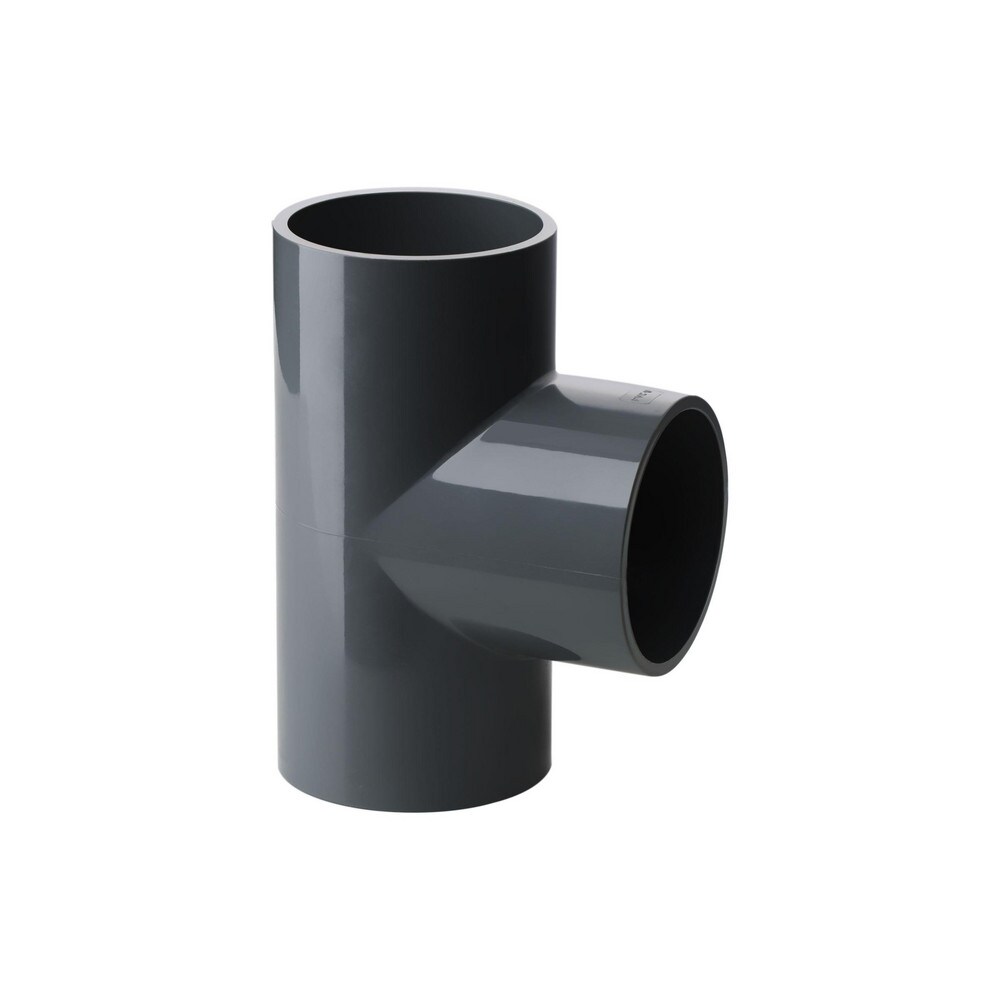 PRO-SOURCE 90380600709 3" PVC Plastic Pipe Tee Image