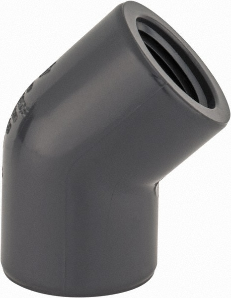 Gray Inland Seas PVC Bulkhead Tank Adapter Schedule 80 1//2 Thread x Thread