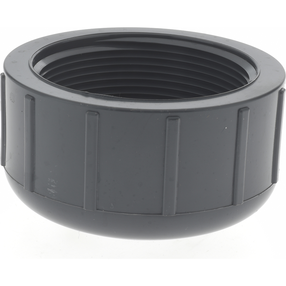 Value Collection 2" PVC Plastic Pipe End Cap 37001518 MSC Industrial Supply