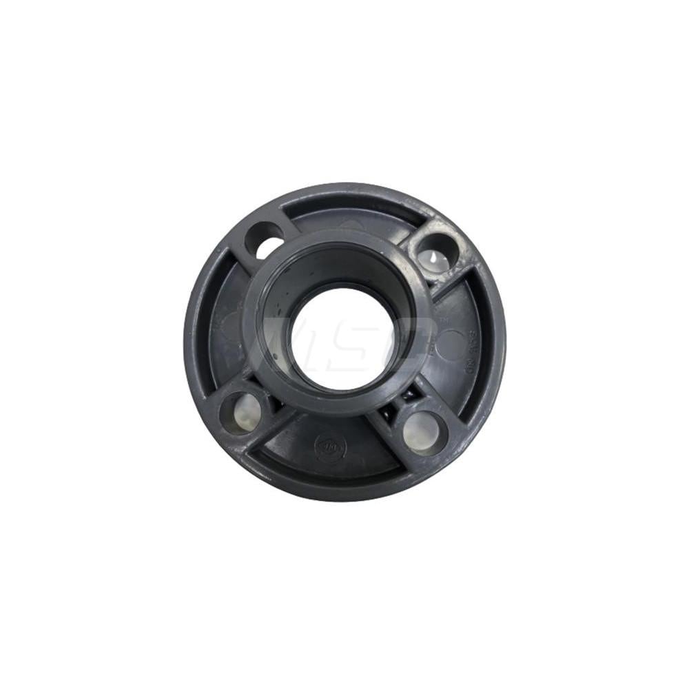 PRO-SOURCE 851-060 6" PVC Plastic Pipe Flange (One Piece) Image